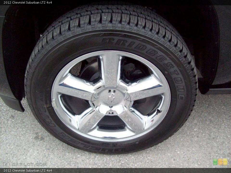 2012 Chevrolet Suburban LTZ 4x4 Wheel and Tire Photo #58551939