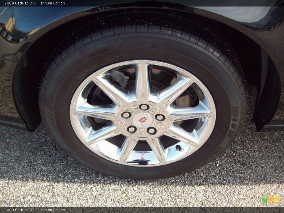2009 Cadillac DTS Platinum Edition Wheel and Tire Photo #58557846