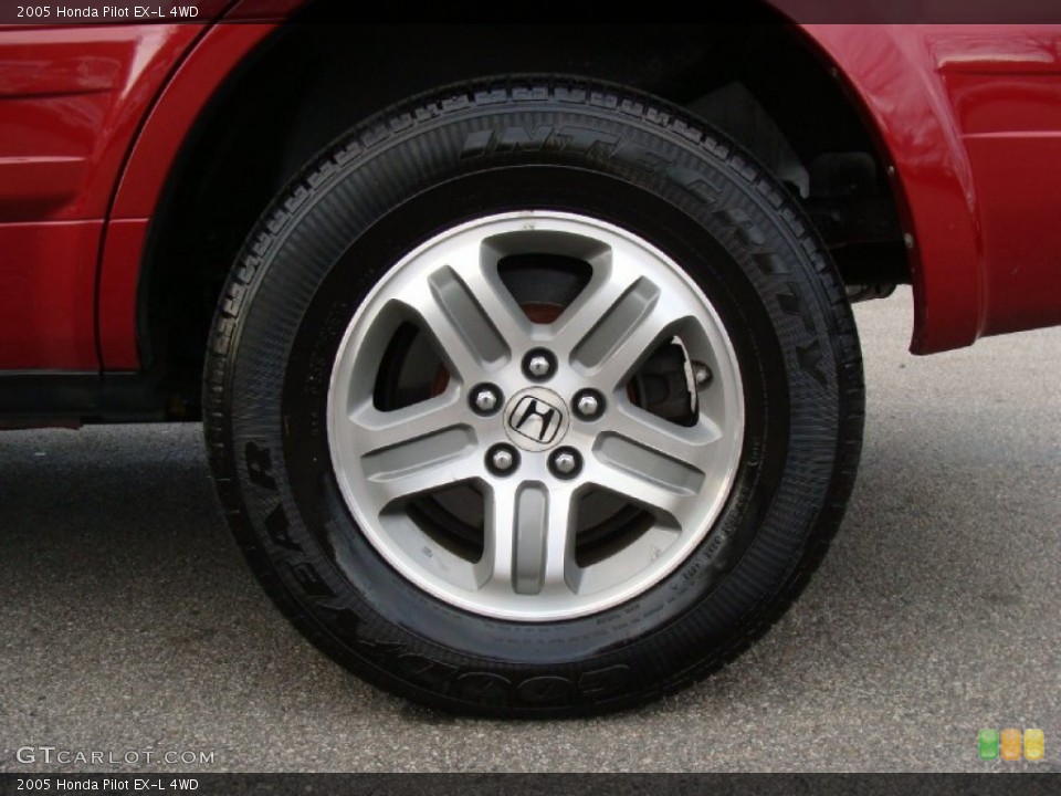 2005 Honda Pilot EX-L 4WD Wheel and Tire Photo #58568289