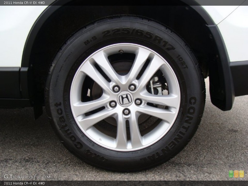 2011 Honda CR-V EX 4WD Wheel and Tire Photo #58569090