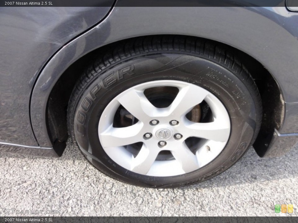 2007 Nissan Altima 2.5 SL Wheel and Tire Photo #58572246