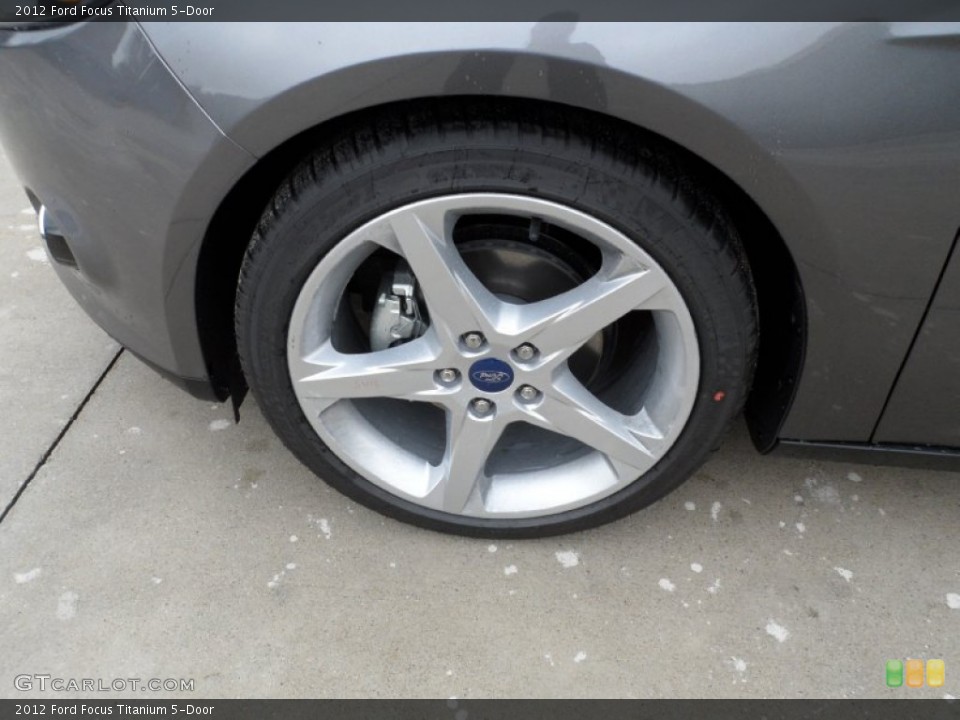 2012 Ford Focus Titanium 5-Door Wheel and Tire Photo #58587492