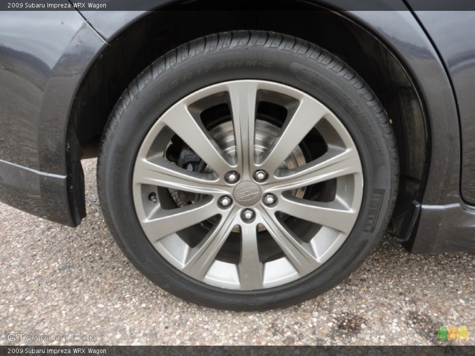2009 Subaru Impreza WRX Wagon Wheel and Tire Photo #58588023