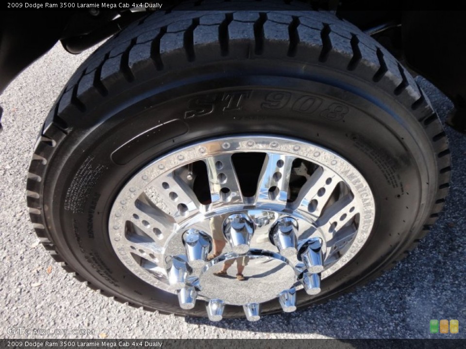 2009 Dodge Ram 3500 Custom Wheel and Tire Photo #58588671