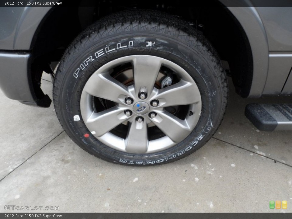 2012 Ford F150 FX2 SuperCrew Wheel and Tire Photo #58588782