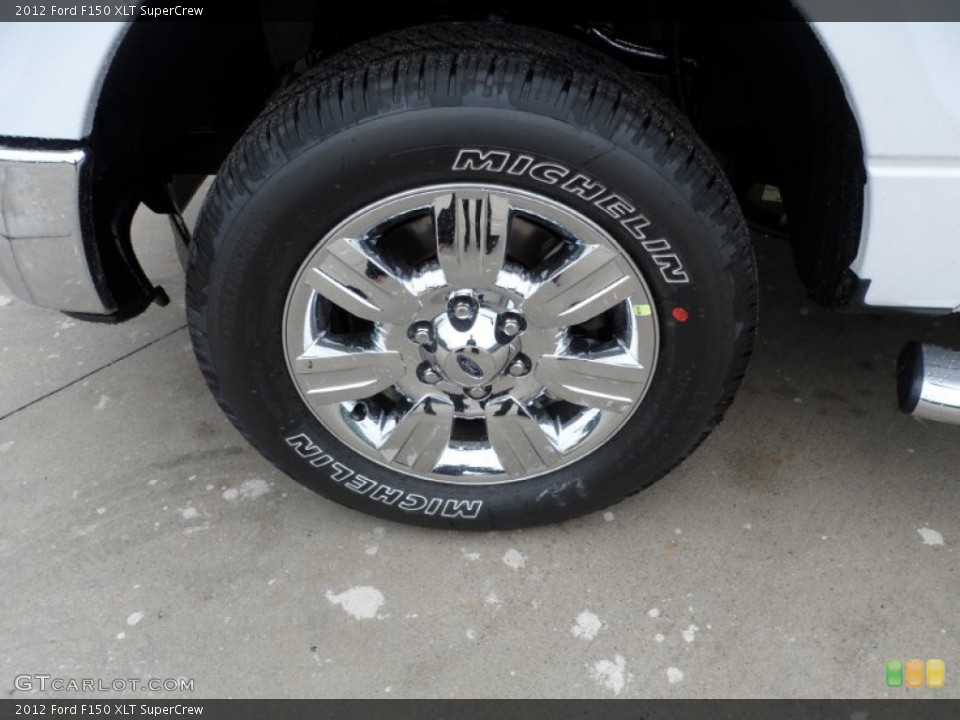 2012 Ford F150 XLT SuperCrew Wheel and Tire Photo #58589099