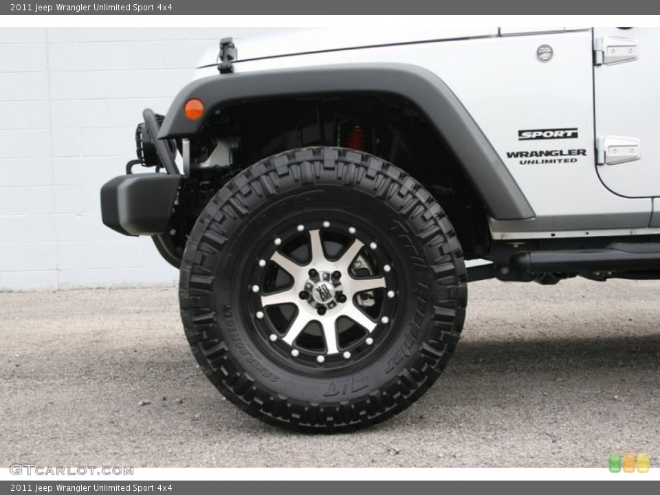 2011 Jeep Wrangler Unlimited Custom Wheel and Tire Photo #58589601
