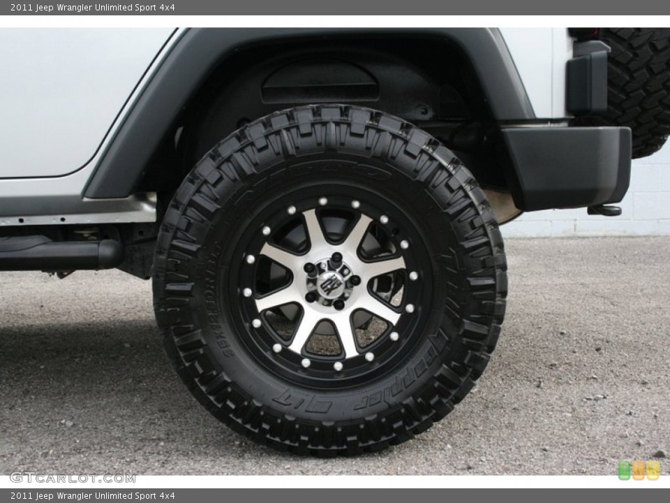 2011 Jeep Wrangler Unlimited Custom Wheel and Tire Photo #58589616