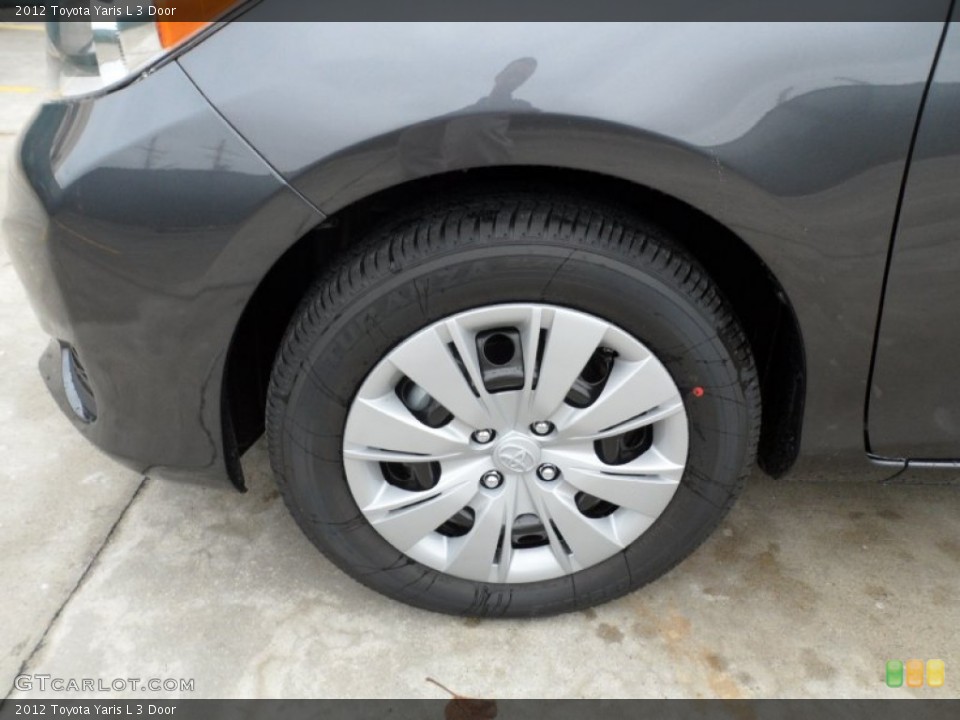 2012 Toyota Yaris L 3 Door Wheel and Tire Photo #58589785