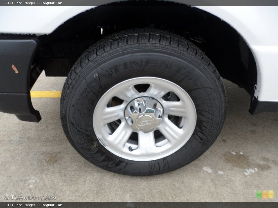 2011 Ford Ranger XL Regular Cab Wheel and Tire Photo #58590375