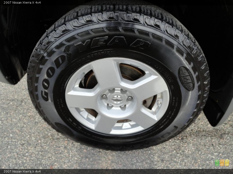 2007 Nissan Xterra X 4x4 Wheel and Tire Photo #58592576