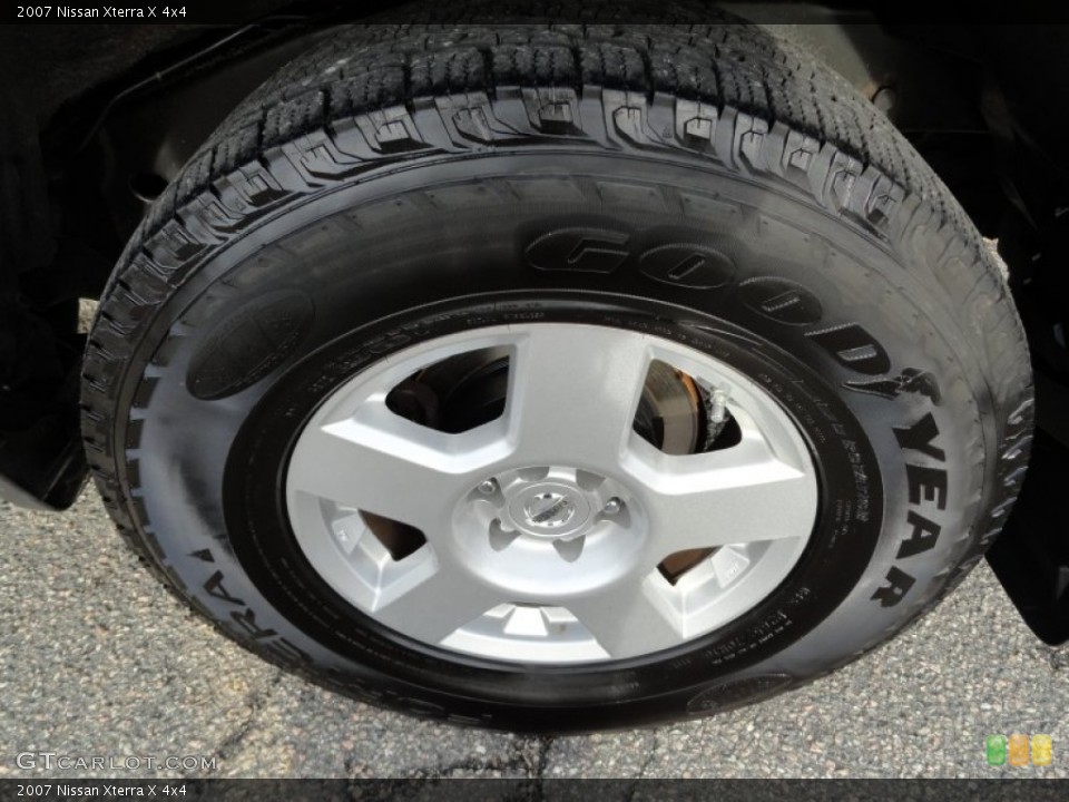 2007 Nissan Xterra X 4x4 Wheel and Tire Photo #58592586
