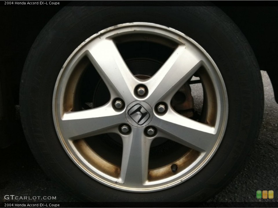 2004 Honda Accord EX-L Coupe Wheel and Tire Photo #58593117