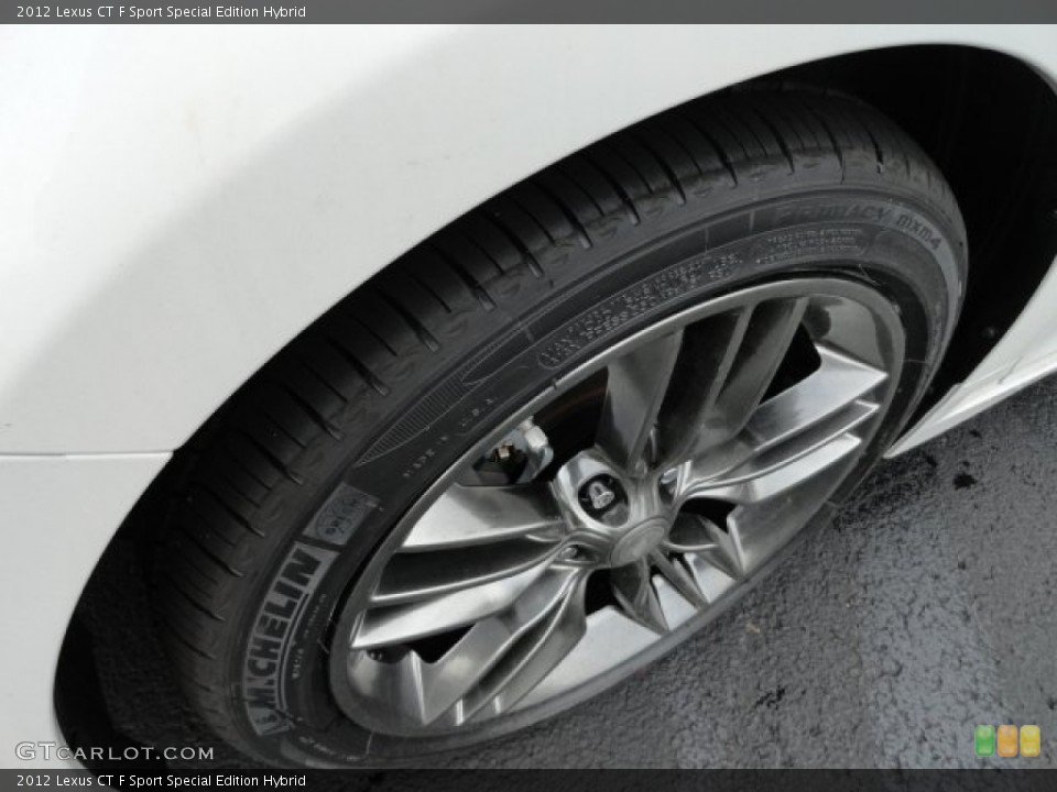 2012 Lexus CT F Sport Special Edition Hybrid Wheel and Tire Photo #58595970