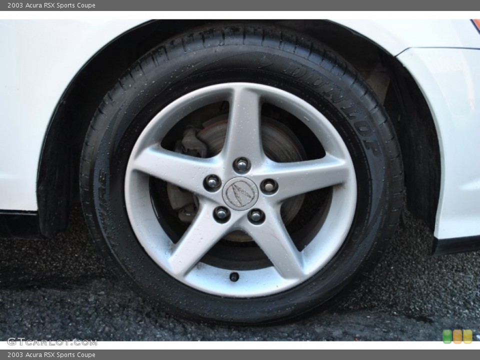 2003 Acura RSX Sports Coupe Wheel and Tire Photo #58610856
