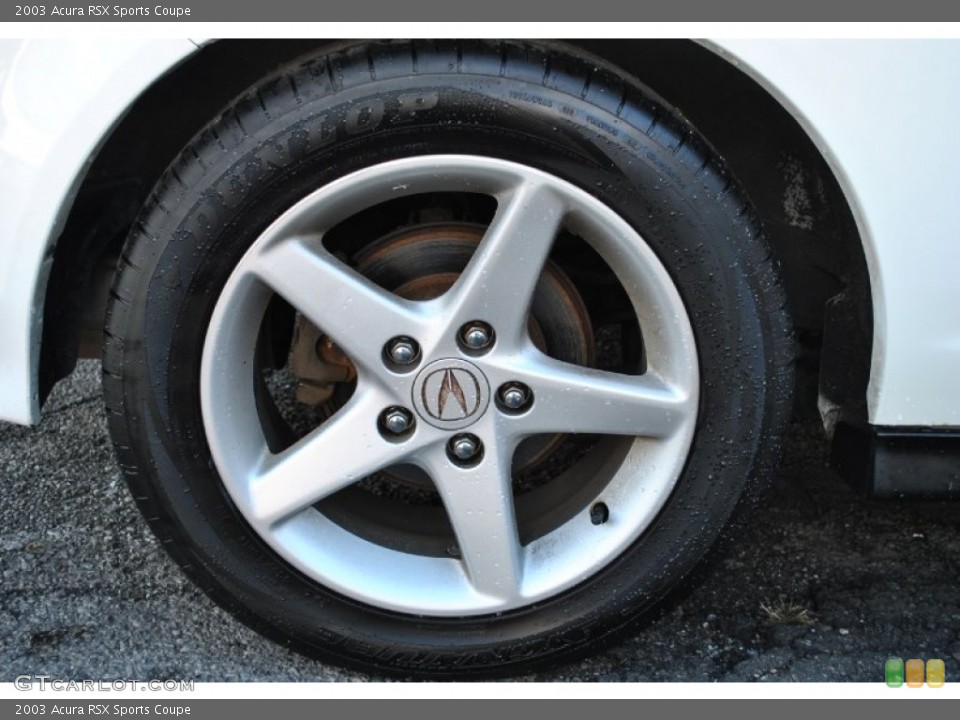 2003 Acura RSX Sports Coupe Wheel and Tire Photo #58610868