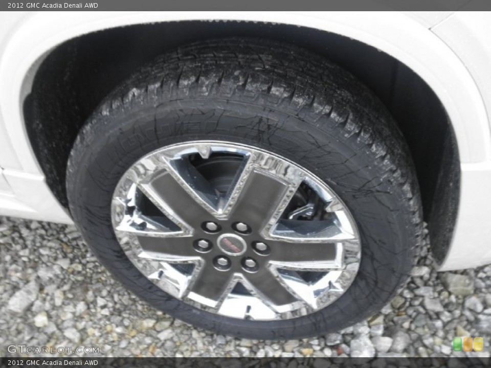 2012 GMC Acadia Denali AWD Wheel and Tire Photo #58631848