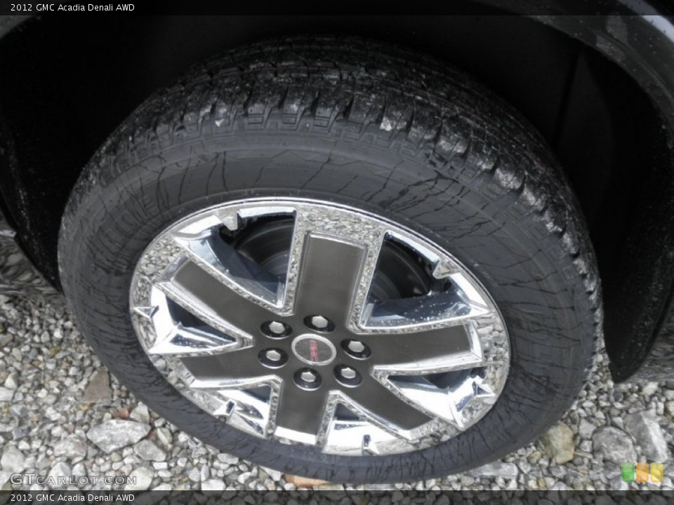 2012 GMC Acadia Denali AWD Wheel and Tire Photo #58632203