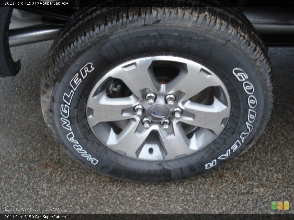 2011 Ford F150 FX4 SuperCab 4x4 Wheel and Tire Photo #58638984