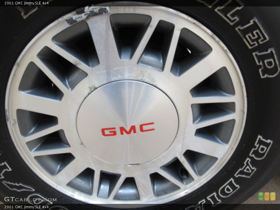 2001 GMC Jimmy SLE 4x4 Wheel and Tire Photo #58645049