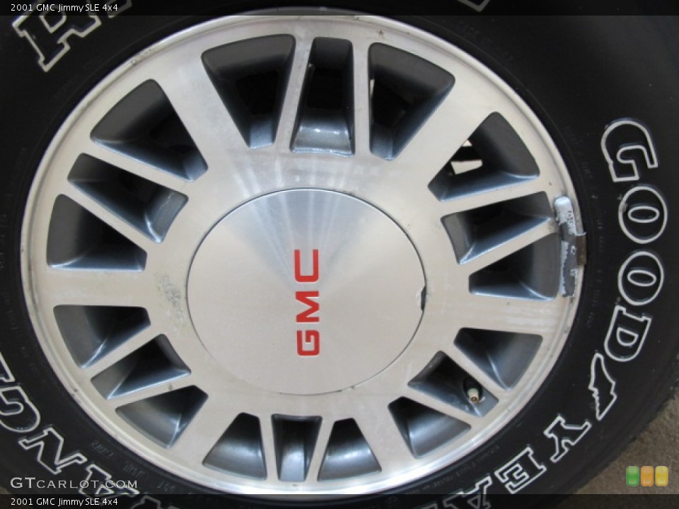 2001 GMC Jimmy SLE 4x4 Wheel and Tire Photo #58645059