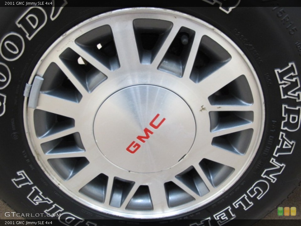 2001 GMC Jimmy SLE 4x4 Wheel and Tire Photo #58645067