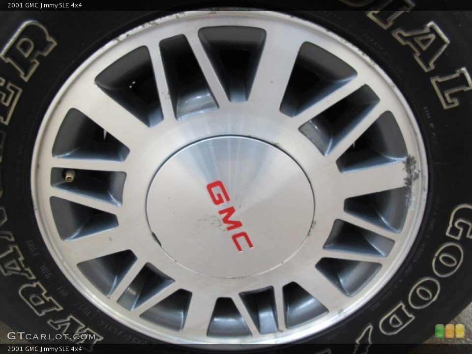 2001 GMC Jimmy SLE 4x4 Wheel and Tire Photo #58645082