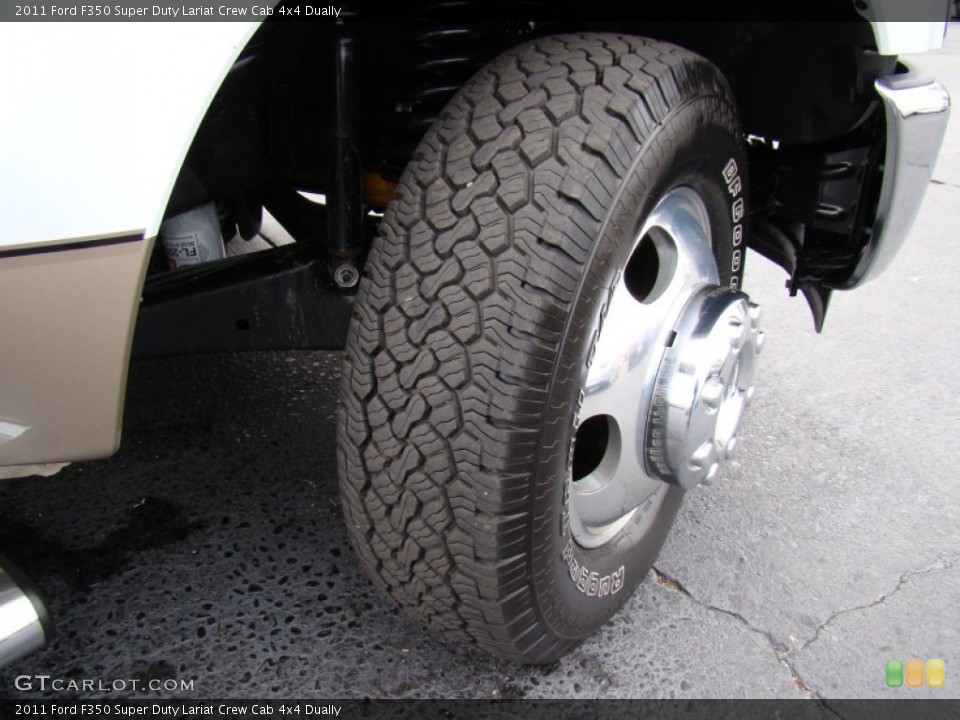2011 Ford F350 Super Duty Lariat Crew Cab 4x4 Dually Wheel and Tire Photo #58646221