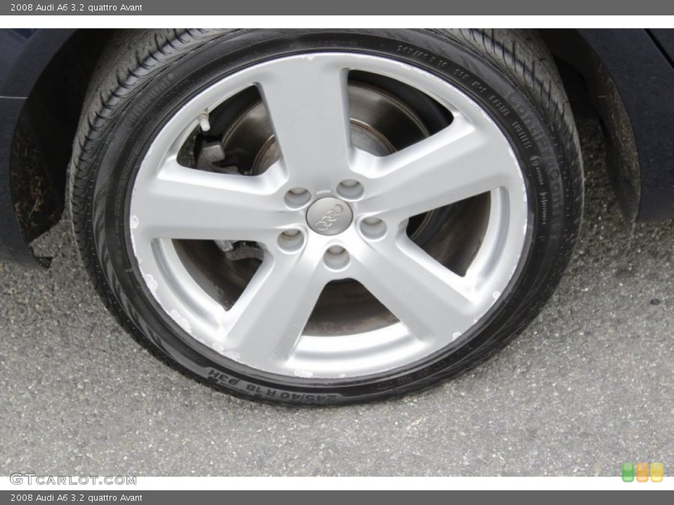 2008 Audi A6 3.2 quattro Avant Wheel and Tire Photo #58652954