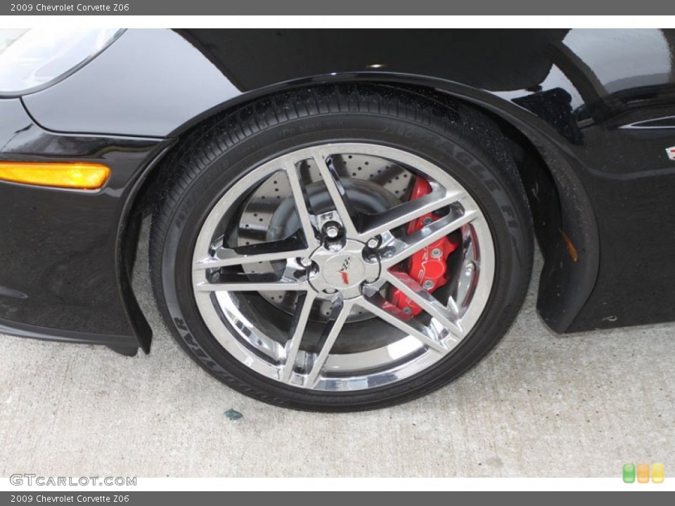2009 Chevrolet Corvette Z06 Wheel and Tire Photo #58653413