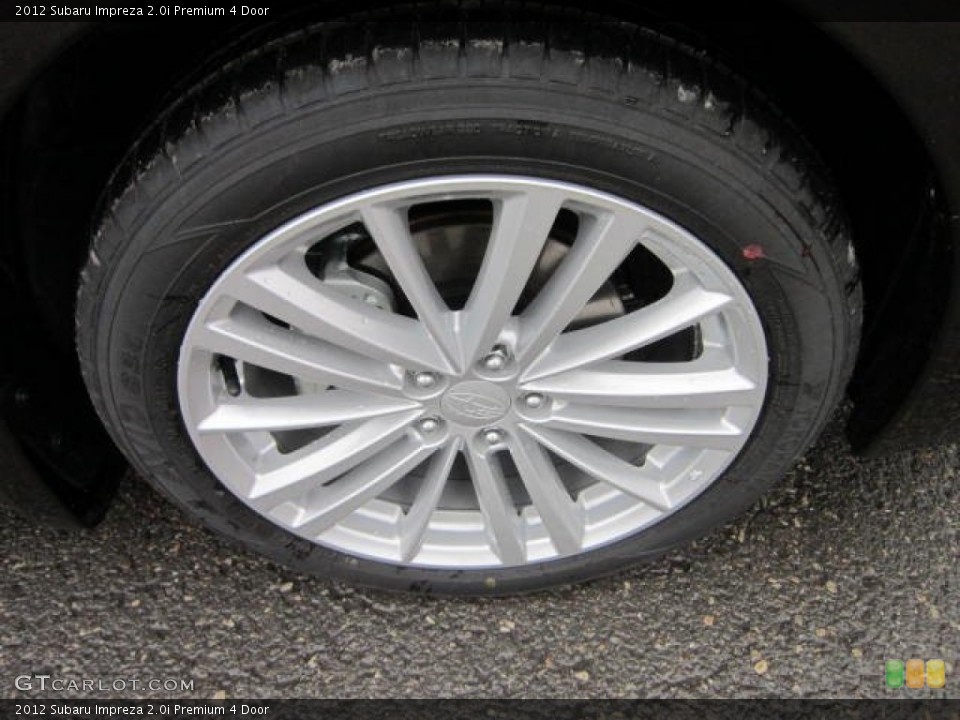 2012 Subaru Impreza 2.0i Premium 4 Door Wheel and Tire Photo #58657601
