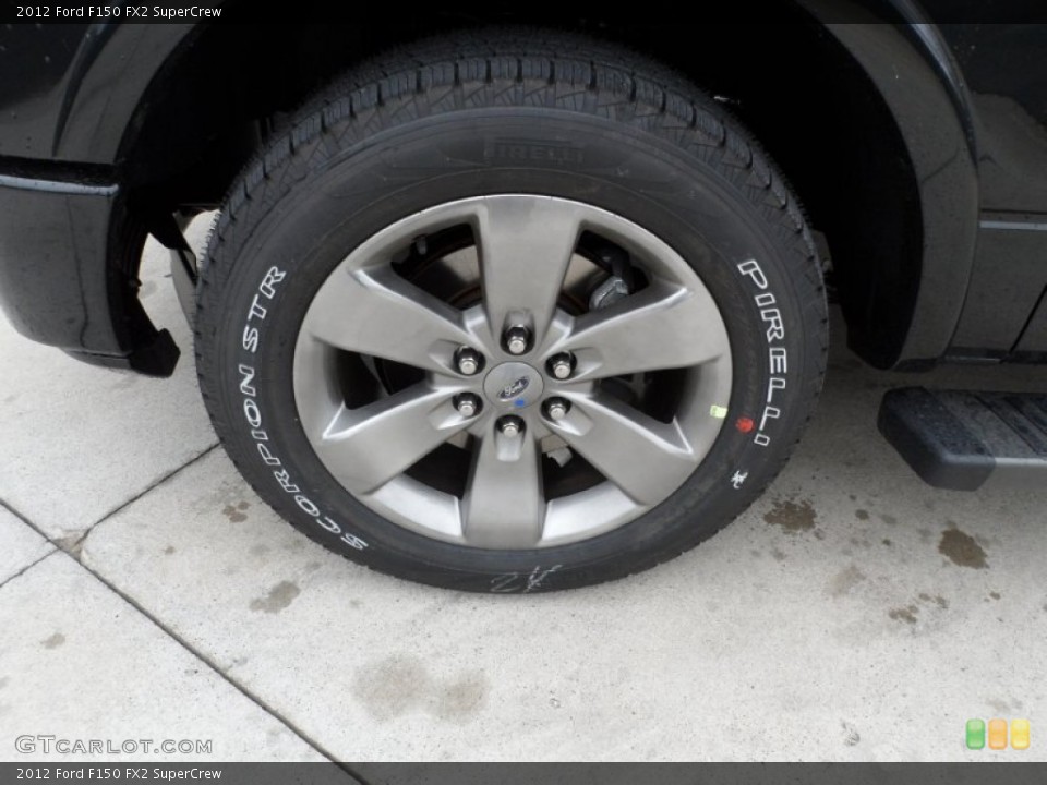 2012 Ford F150 FX2 SuperCrew Wheel and Tire Photo #58659695