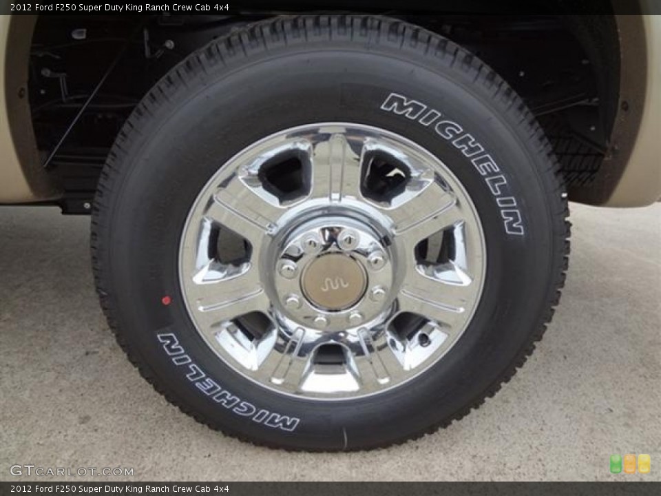2012 Ford F250 Super Duty King Ranch Crew Cab 4x4 Wheel and Tire Photo #58667135