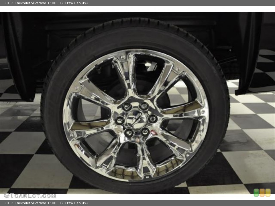 2012 Chevrolet Silverado 1500 LTZ Crew Cab 4x4 Wheel and Tire Photo #58668554