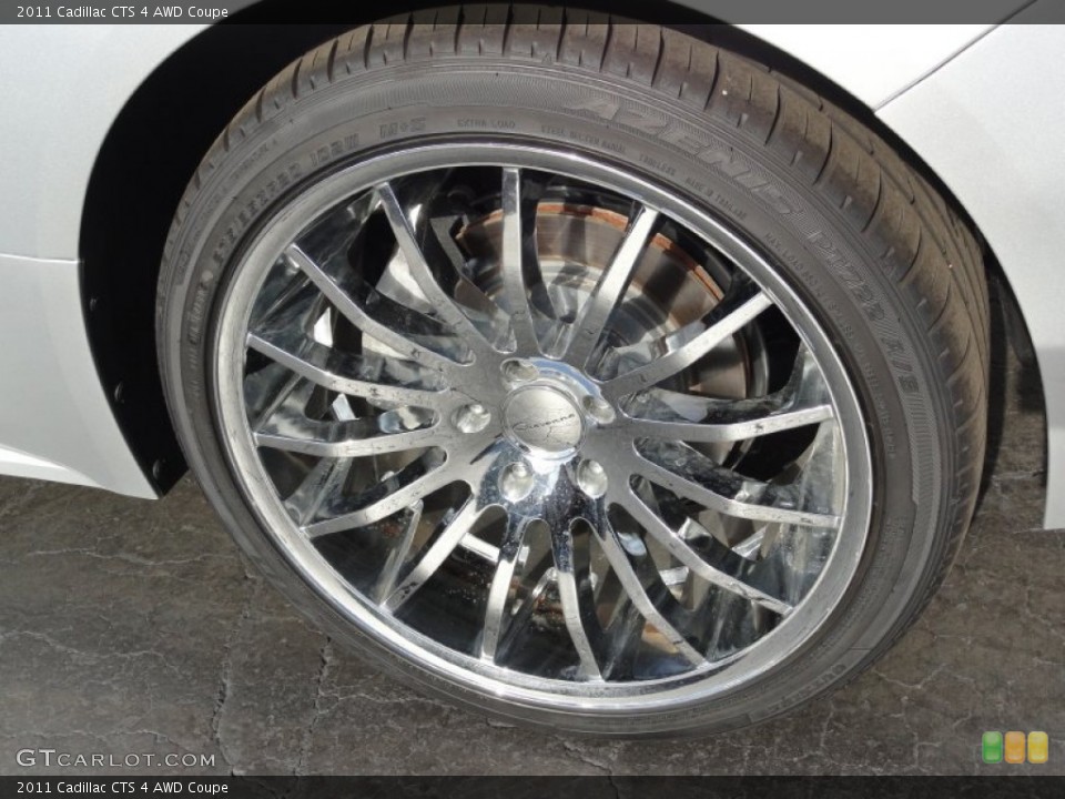 2011 Cadillac CTS Custom Wheel and Tire Photo #58678112