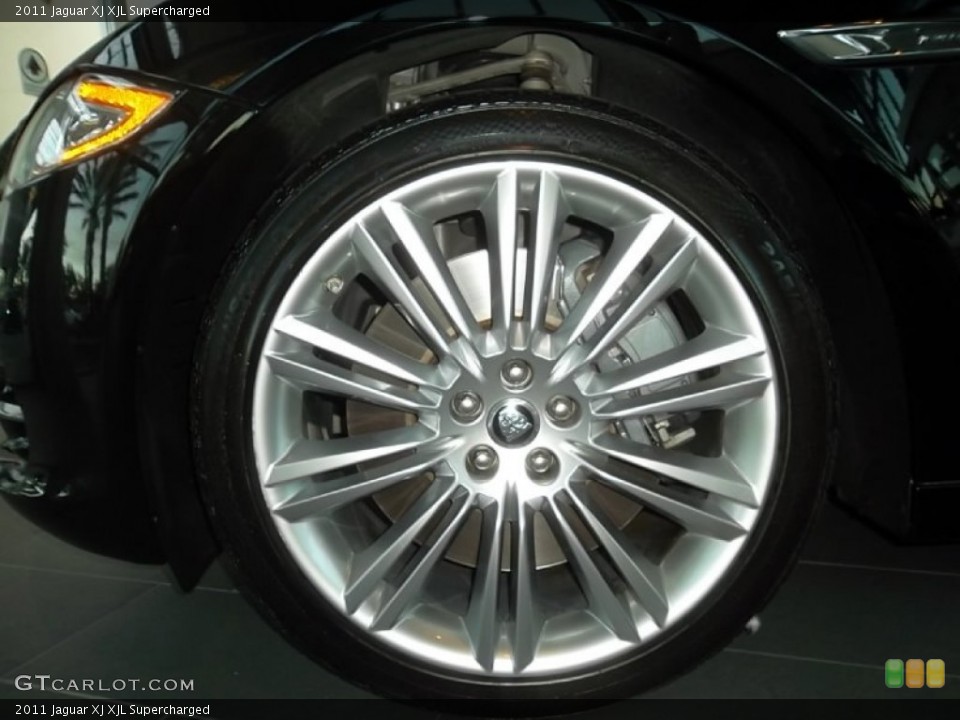 2011 Jaguar XJ XJL Supercharged Wheel and Tire Photo #58679552