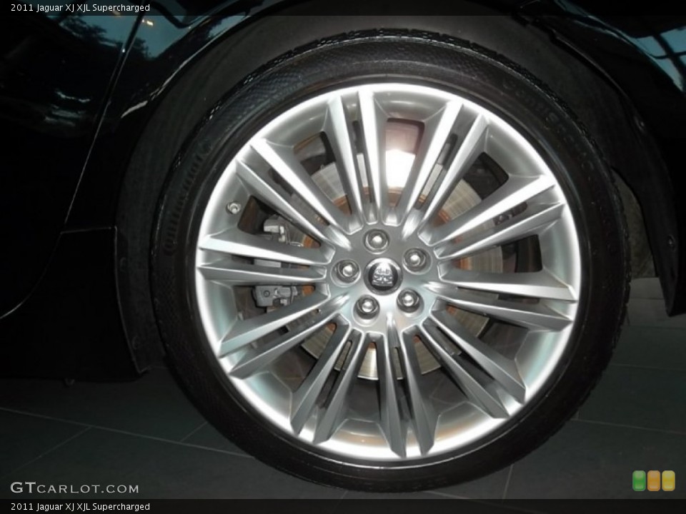 2011 Jaguar XJ XJL Supercharged Wheel and Tire Photo #58679561