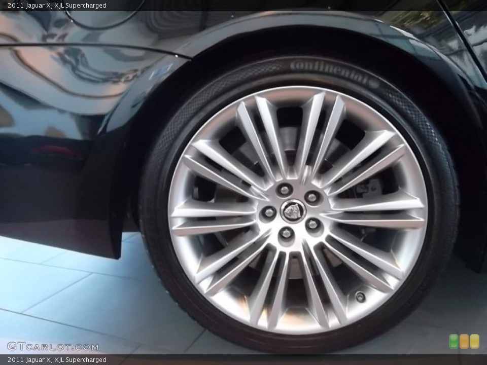 2011 Jaguar XJ XJL Supercharged Wheel and Tire Photo #58679606