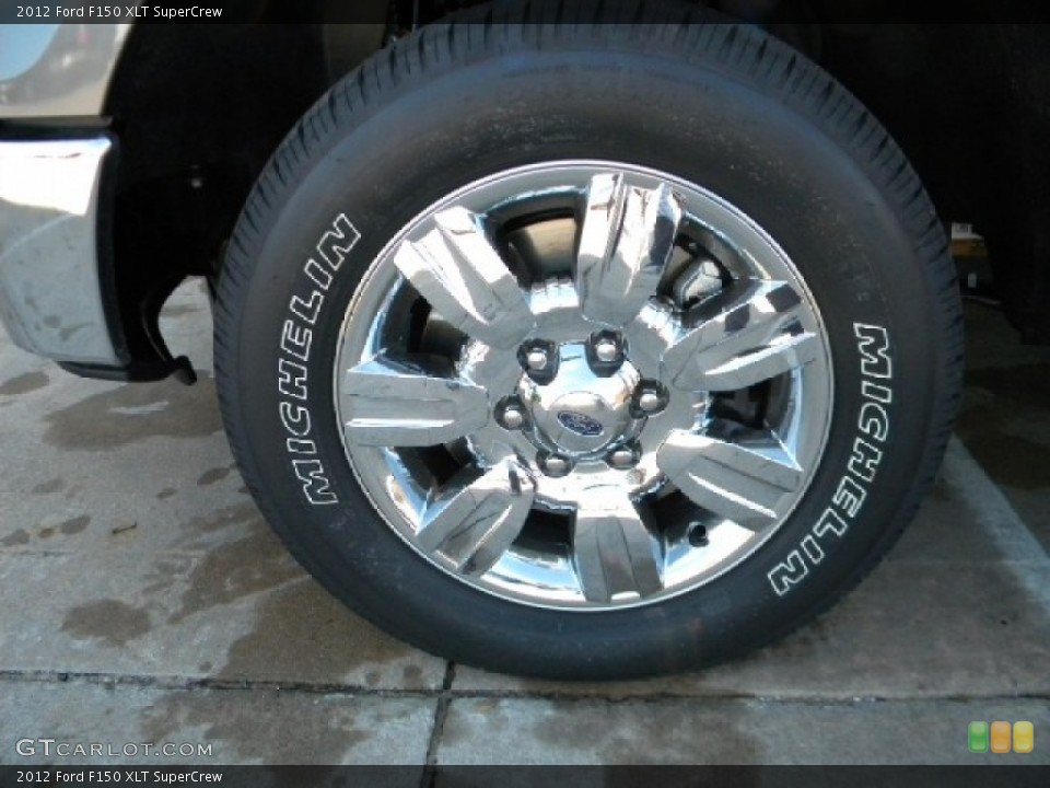 2012 Ford F150 XLT SuperCrew Wheel and Tire Photo #58685468