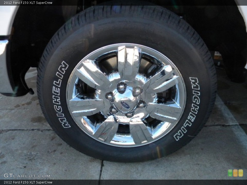 2012 Ford F150 XLT SuperCrew Wheel and Tire Photo #58685571