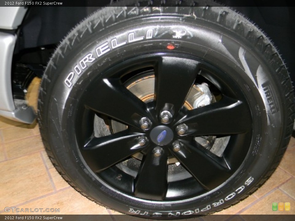 2012 Ford F150 FX2 SuperCrew Wheel and Tire Photo #58687559