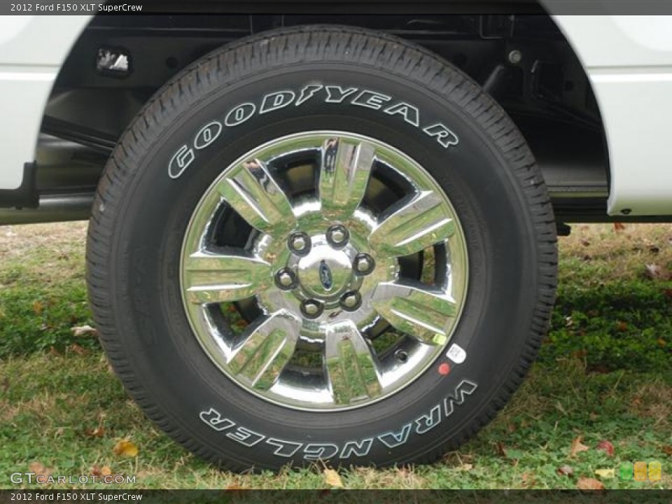 2012 Ford F150 XLT SuperCrew Wheel and Tire Photo #58695059