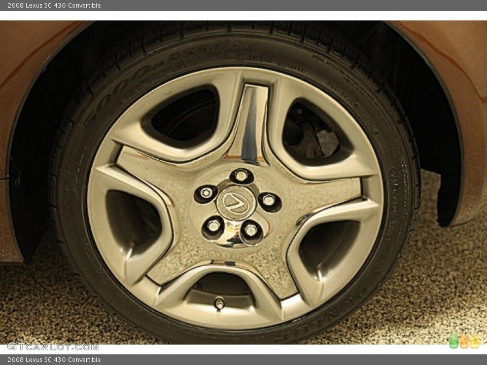 2008 Lexus SC 430 Convertible Wheel and Tire Photo #58701344