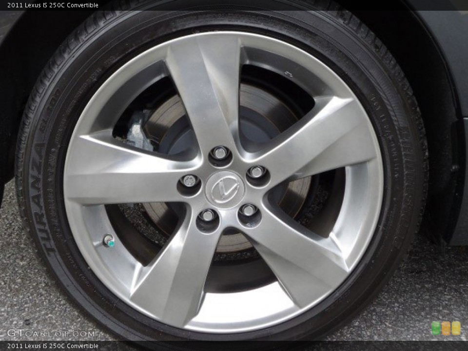 2011 Lexus IS 250C Convertible Wheel and Tire Photo #58702403