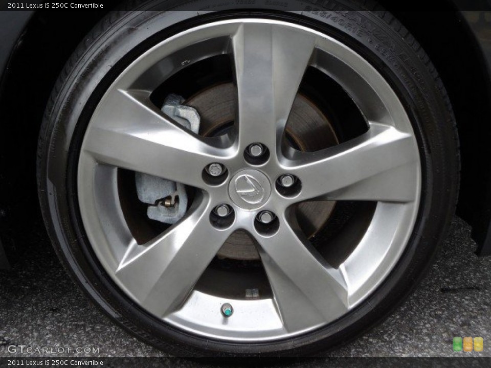 2011 Lexus IS 250C Convertible Wheel and Tire Photo #58702412