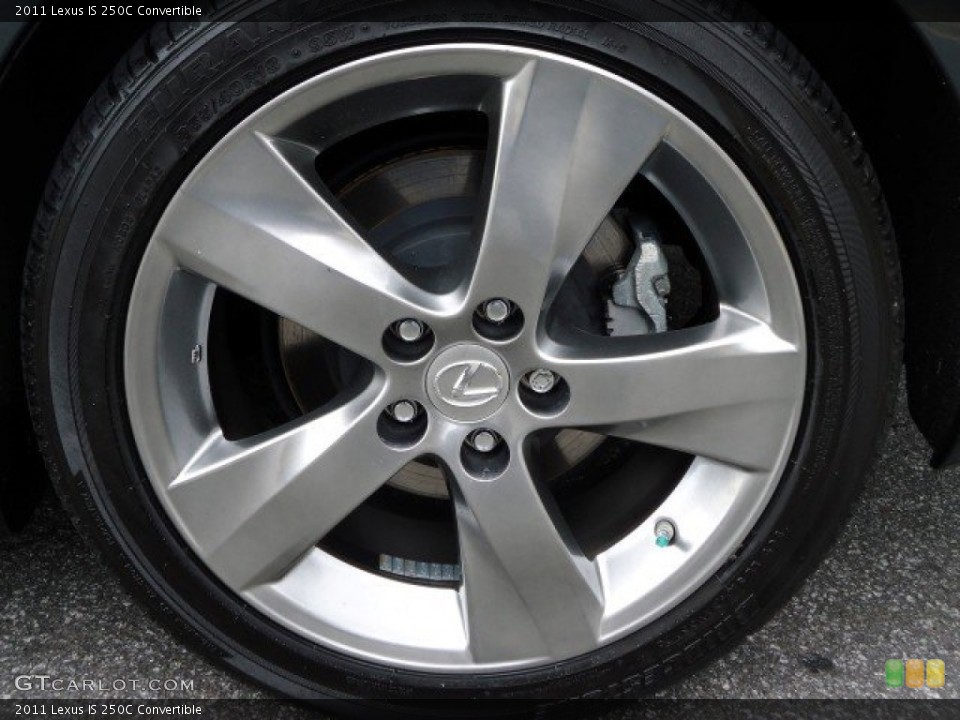 2011 Lexus IS 250C Convertible Wheel and Tire Photo #58702421