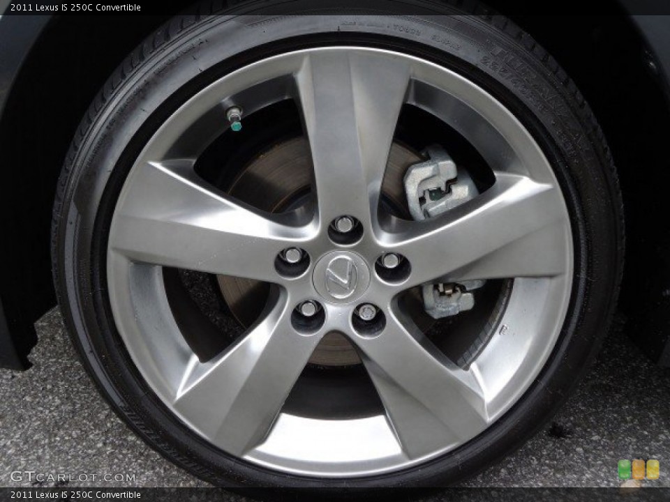 2011 Lexus IS 250C Convertible Wheel and Tire Photo #58702430