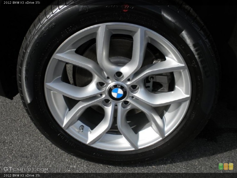 2012 BMW X3 xDrive 35i Wheel and Tire Photo #58706960