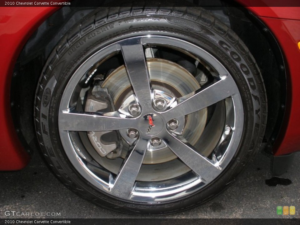 2010 Chevrolet Corvette Convertible Wheel and Tire Photo #58708190