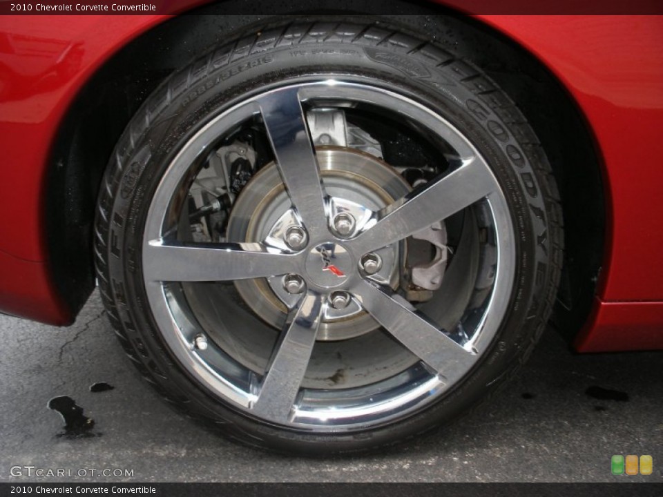 2010 Chevrolet Corvette Convertible Wheel and Tire Photo #58708197